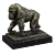 Bronze Gorilla Sculpture 3D model small image 1