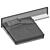 Modern Bedframe Set Wall-mount 3D model small image 6
