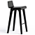 Coastal Timber Bar Stool 3D model small image 2