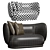 Modern Scandinavian Design Two-Seater 3D model small image 5