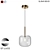 St Luce LED Glass Pendant 3D model small image 1