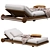 Elegant Portofino Sun Lounger Design 3D model small image 4