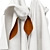  Linen Children's Hooded Towel with Ears 3D model small image 2