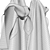  Linen Children's Hooded Towel with Ears 3D model small image 4