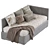 Modern Style Sofa Bed 334 3D model small image 3