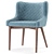 Cady Velvet Dining Chair Olive 3D model small image 4