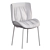 Scandinavian Leather Dining Chair 3D model small image 3