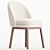 Sleek Wayne Dining Chair 3D model small image 2