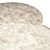 Cozy Cream Tufted Wool Rug 3D model small image 2