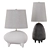 Modern Tiptoe Table Lamp Duo 3D model small image 6