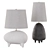 Modern Tiptoe Table Lamp Duo 3D model small image 7