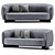 Modern HUG Sofa 3D Model 3D model small image 2