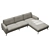 Modern Orlando Kaza Corner Sofa 3D model small image 2