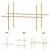 Elegant Coordinates Suspension Light 3D model small image 1
