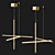 Elegant Coordinates Suspension Light 3D model small image 4