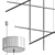 Elegant Coordinates Suspension Light 3D model small image 5