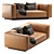 Modern Flexform Grandemare Sofa 3D model small image 2