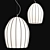 Elegant Salice Pendant Lamp by Siru 3D model small image 2
