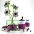 Blueberry Pudding & White Anemones 3D model small image 5