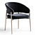 Contemporary Upholstered Armchair: LINDA 3D model small image 2