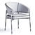 Contemporary Upholstered Armchair: LINDA 3D model small image 4