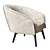 Modern Bruno Armchair for Stylish Living 3D model small image 2