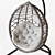 Veil2-LM Hanging Chair Duo 3D model small image 5