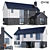 Modern Individual House Model 3D model small image 1