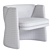 Modern Cursa Lounge Chair 3D model small image 4