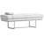 Elegant Harmony Handcrafted Bench 3D model small image 2