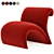 Vignola Chair - 5 Color Options 3D model small image 5