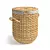 Handwoven Rattan Laundry Baskets 3D model small image 3