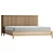 Koppar Queen Bed, Teak Wood 3D model small image 3