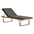 Luxury Bamboo Sun Lounger Chair 3D model small image 1