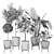 Modern Indoor Plant Collection Vol. 06 3D model small image 18