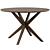 Modern Calverton Dining Table: 120x120cm 3D model small image 2