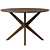 Modern Calverton Dining Table: 120x120cm 3D model small image 3