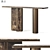 Sleek Marble Modern Console Table 3D model small image 8