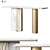 Sleek Marble Modern Console Table 3D model small image 9