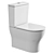 DIWO Elista Compact Toilet 3D model small image 2
