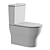 DIWO Elista Compact Toilet 3D model small image 1