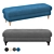 IKEA ESSEBODA Bench 4 Colors 3D model small image 4