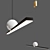 Modern Metal Pendant Lamp REGOLO 3D model small image 2