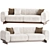Modern Minimalist Sofa LEIGH 3D model small image 1