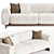 Modern Minimalist Sofa LEIGH 3D model small image 3