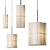 Versatile Hashira Pendant Lamp 3D model small image 1