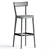 Stylish Milano Black Barstool 3D model small image 3