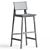 Modern Industrial Bureau Bar Stool 3D model small image 3