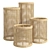 Bamboo Hurricane Candleholder 3D Model 3D model small image 1