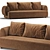 Sicis Botero Sofa 3-Seater 3D model small image 1